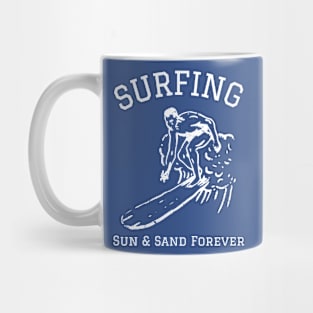 Surfing Sun and Sand Forever Vintage Mug